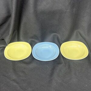 Three Taylor Smith Taylor conversation bowls